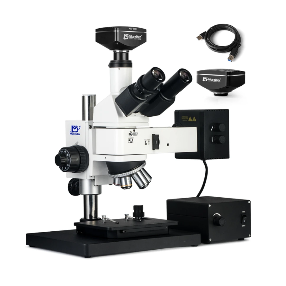 [MSD4150+2000W] Professional
- Grade Industrial Inspection Metallographi c Microscope.
+2000W Pixels Camera