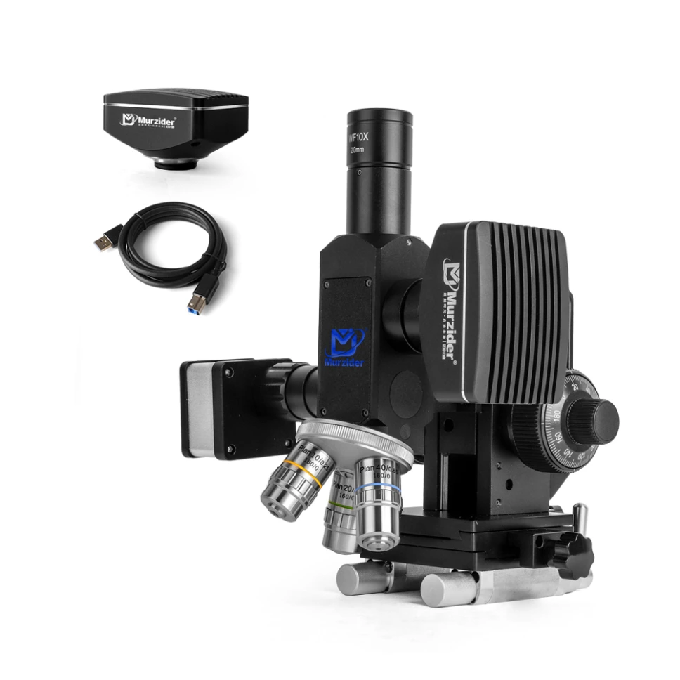 Portable Metallographi c Microscope.
+630W Pixels Camera