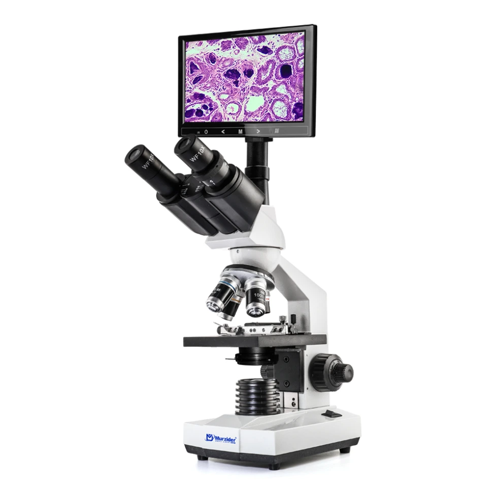 Multifunctional Biological Microscope with 9-Inch Display