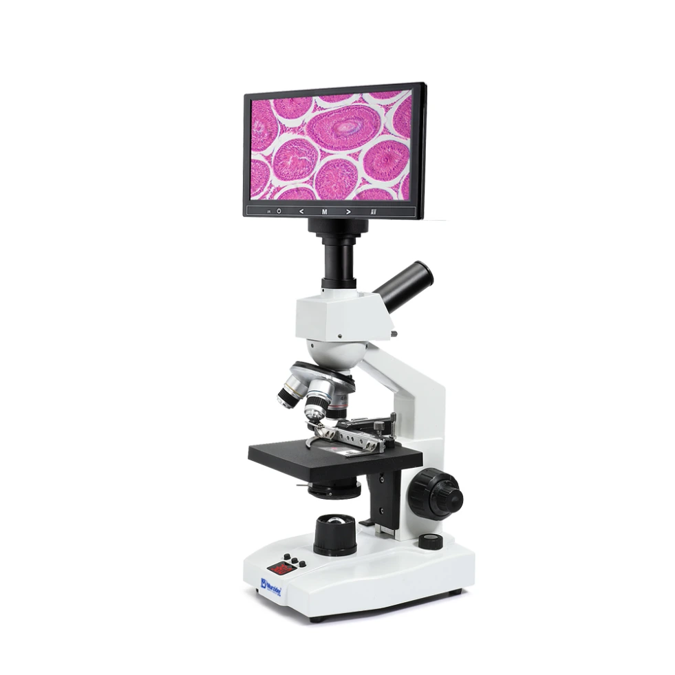 Research Grade Biological microscope 7-Inch High-Definition Large Display